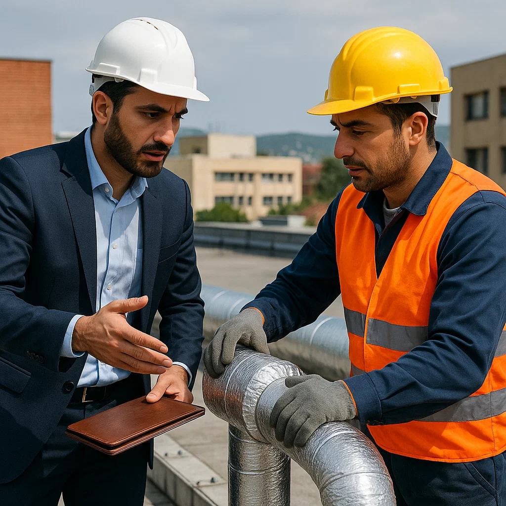 عایق بندی کانال هوا ساز